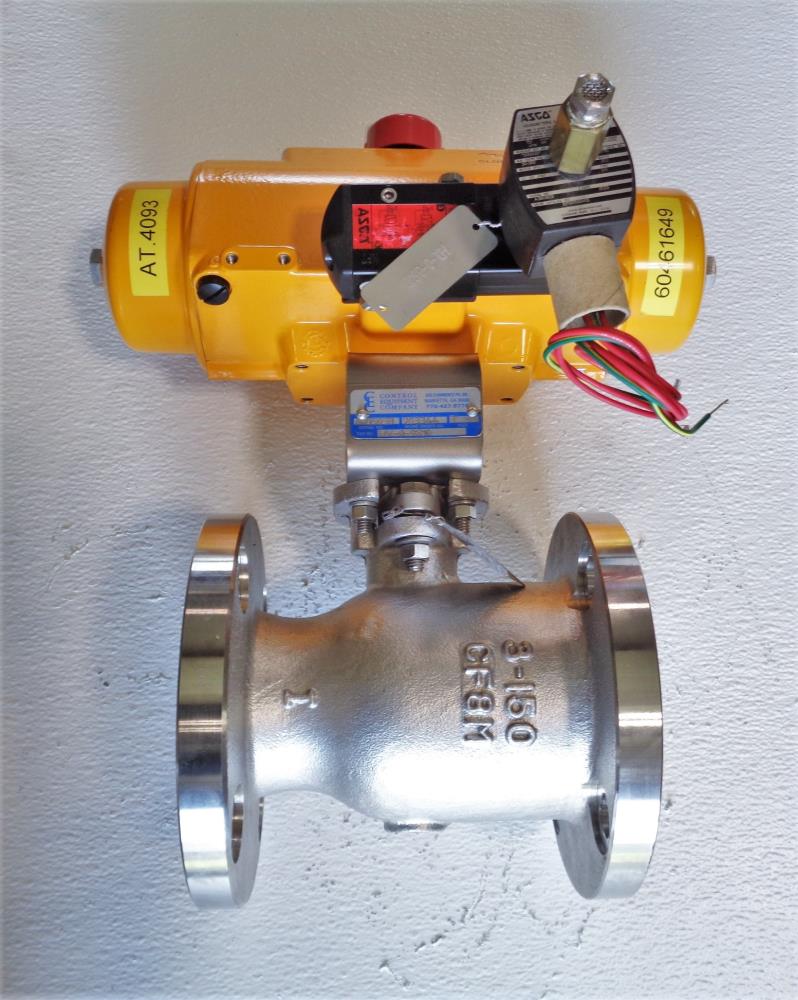 Quadrant 3" 150# Stainless Steel Ball Valve F1RSSRRLH1F300 w/Hytork 221 Actuator